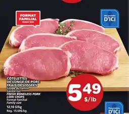 Marches Tradition FRESH BONELESS PORK LOIN CHOPS offer