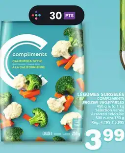 Marches Tradition COMPLIMENTS FROZEN VEGETABLES offer