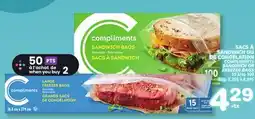 Marches Tradition COMPLIMENTS SANDWICH OR FREEZER BAGS offer