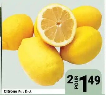 Pasquier Citrons offer