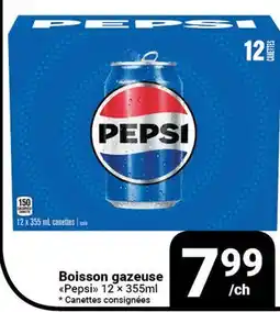 Pasquier Boisson gazeuse Pepsi offer
