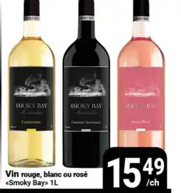 Pasquier Vin rouge, blanc ou rosé Smoky Bay offer
