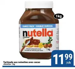 Pasquier Tartinade aux noisettes avec cacao Nutella offer