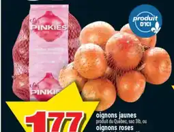 Super C oignons jaunes | oignons roses | yellow or pink onions offer