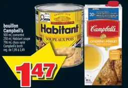 Super C bouillon Campbell's offer
