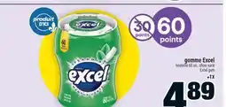 Super C Gomme Excel | Excel gum offer