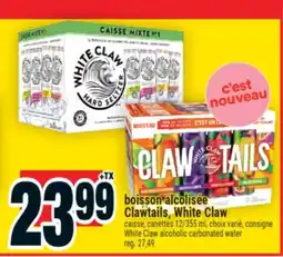 Super C boisson alcolisée Clawtails, White Claw | White Claw alcoholic carbonated water offer