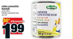 Super C crème concentrée Nutimilk | Nutimilk concentrated cream offer