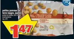 Super C petites pommes de terre rouges, jaunes | small potatoes offer