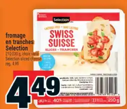 Super C fromage en tranches Selection sliced cheese offer