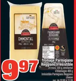 Super C fromage Parmigiano Reggiano Irrésistible | Irrésistible Parmigiano Reggiano cheese offer