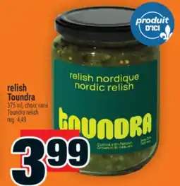 Super C relish Toundra | Toundra relish offer