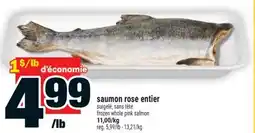 Super C saumon rose entier | frozen whole pink salmon offer