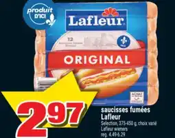 Super C saucisses fumées Lafleur | Lafleur wieners offer