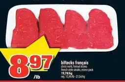 Super C biftecks français | french style steaks offer