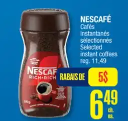 Jean Coutu NESCAFÉ Selected instant coffees offer