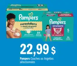 Jean Coutu Pampers Couches ou lingettes sélectionnées offer