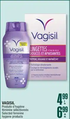 Jean Coutu VAGISIL Produits d'hygiène féminine sélectionnés offer
