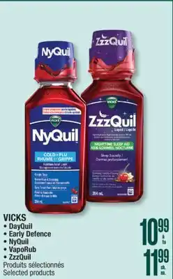 Jean Coutu VICKS Selected products offer