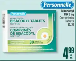 Jean Coutu Personnelle Bisacodyl USP 5 mg Comprimés Tablets offer