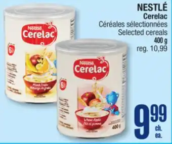 Jean Coutu NESTLÉ Cerelac Selected cereals offer