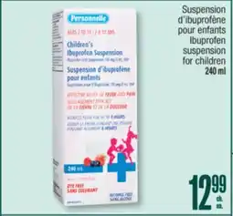Jean Coutu Ibuprofen suspension for children offer