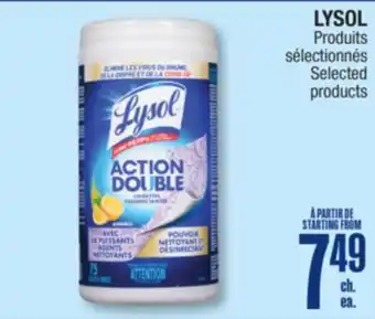 Jean Coutu LYSOL Selected products offer