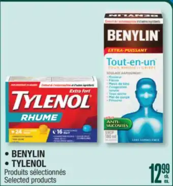 Jean Coutu • BENYLIN • TYLENOL Selected products offer