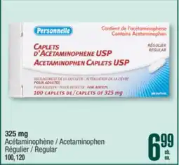 Jean Coutu PERSONNELLE 325 mg Acetaminophen offer