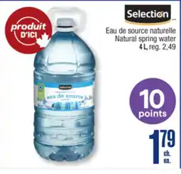 Jean Coutu Selection Natural spring water offer