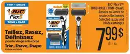Jean Coutu BIC Flex 5 TRIM+SHAVE Selected razors and blade cartridges offer