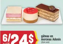 Marché Adonis GÂTEAU EN MORCEAU ADONIS | ADONIS CAKE PIECE offer