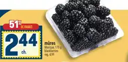 Marché Adonis mûres | blackberries offer