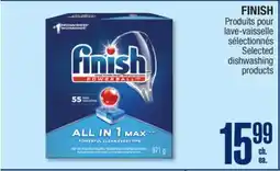 Jean Coutu FINISH Selected dishwashing products offer