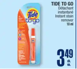 Jean Coutu TIDE TO GO Instant stain remover offer