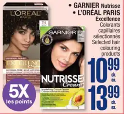Jean Coutu GARNIER Nutrisse, L'ORÉAL PARIS Excellence Selected hair colouring products offer
