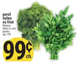 Marché Adonis Persil italien ou frisé | Italian or curly parsley offer