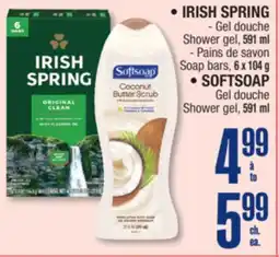 Jean Coutu IRISH SPRING, SOFTSOAP Selected products offer