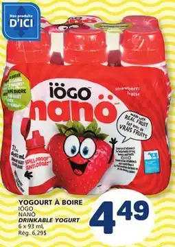 Marché Bonichoix IÖGO NANÖ DRINKABLE YOGURT offer