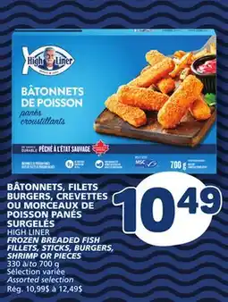 Marché Bonichoix HIGH LINER FROZEN BREADED FISH FILLETS, STICKS, BURGERS, SHRIMP OR PIECES offer