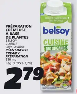 IGA BELSOY PLANT-BASED CREAMY PREPARATION offer