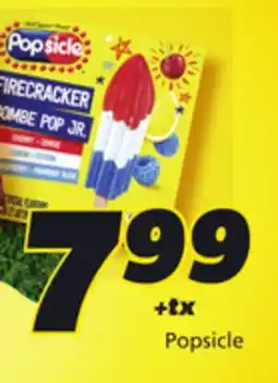 IGA POPSICLE FROZEN TREATS offer