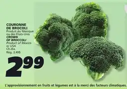 IGA CROWN OF BROCCOLI offer