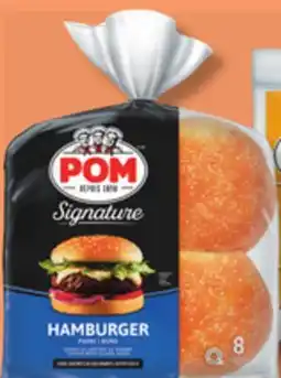 IGA POM HAMBURGER OR HOT-DOG BUNS, SMALL BRIOCHE BUNS OR TORTILLAS offer