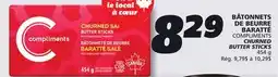 IGA COMPLIMENTS CHURNED BUTTER STICKS offer