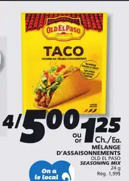 IGA OLD EL PASO SEASONING MIX offer
