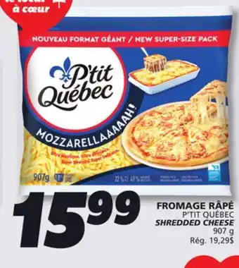 IGA P'TIT QUÉBEC SHREDDED CHEESE offer