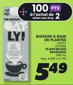 IGA OATLY AVOINE PLANT-BASED BEVERAGE offer