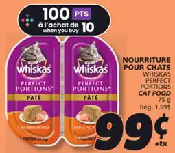 IGA WHISKAS PERFECT PORTIONS CAT FOOD offer