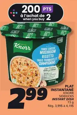 IGA KNORR SIDEKICKS INSTANT DISH offer